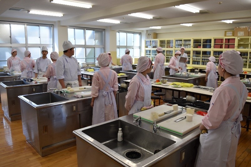 東筑紫学園高等学校 食物文化科 調理技能・技術競技大会